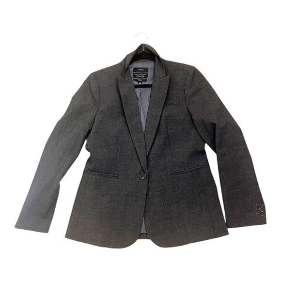 NWT J. Crew Women's Parke Blazer Gray Stretch Wool Size 8 - Picture 2 of 7